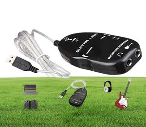 O pédale d'effets de guitare câble de liaison d'interface guitare vers USB enregistrement PCMAC avec pilote CD accessoires de pièces de guitare 8147189