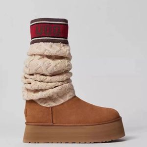 Australie Snow Designer Tazz Tasman High Cut Ultra Mini Boots Mustard Chesut Slides Uge Women Winter Platform Boot Boot Fur Botties