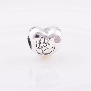 Andy Jewel 925 cuentas de plata esterlina Baby Girl / Boy Charm Charms Se adapta al collar de pulseras de joyería de estilo Pandora europeo 791280PCZ