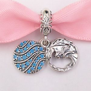 Andy Jewel Perles en argent sterling 925 DSN Frozen Elssa et Nokk Dangle Charm Charms pour bracelets de bijoux de style Pandora européen
