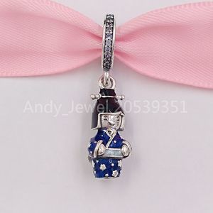Andy Jewel Authentic 925 Perles en argent sterling Doll japonais en bleu kimono chariage charmes correspond aux bracelets de bijoux de style pandora européen