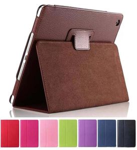 Étui à rabat automatique en cuir PU Litchi, étui Folio pour ipad 102 105 234 air1 air2 pro 97 mini 6 23456 pro 117610365