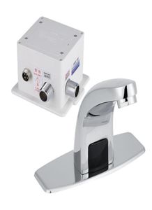 Grifo automático con Sensor infrarrojo, grifo de fregadero inteligente sin contacto de aleación de Zinc, grifo de agua para cocina y baño con caja de Control 3584704