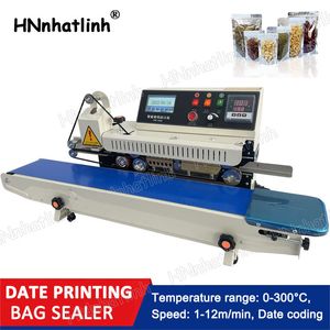 Impresión de inyección de tinta automática Sellado Integrado Máquina de bolsas continua Automática Máquina de sellado PE PEL PIEMA IMPRESIÓN DE IMPRESIÓN PM1800