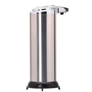 Dispensador automático de jabón con sensor Dispensadores de jabón líquido de inducción automática Máquina de lavado libre de acero inoxidable Dispensador de jabón de espuma 5 piezas IIA46