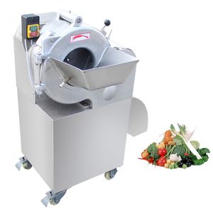 Machine automatique de découpe de légumes, trancheuse électrique commerciale pour oignons, carottes, pommes de terre, concombre, pommes et légumes