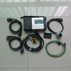 Herramientas de diagnóstico automotriz mb star c5 sd conectar sin hdd con cables obd conjunto completo soporte wifi