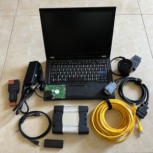 Escáner de código herramienta de diagnóstico automático ordenador portátil usado T410 I5 o I7 4G para BMW wifi icom next A2 1Tb HDD V05.2024