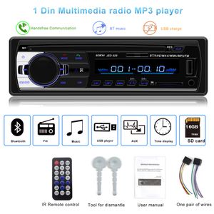 Autoradio JSD-520 auto Stereo 1 Din Car Radio 12v bluetooth V2.0 FM Aux Input Receiver Car Audio SD USB MP3 MMC WMA jsd 520