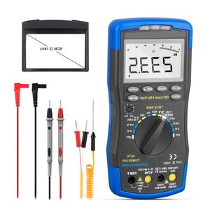 Multimètre numérique Autorange True RMS AC/DC, testeur d'outils électriques de fréquence de tension HFE NCV Mulitmetro Bqcuj