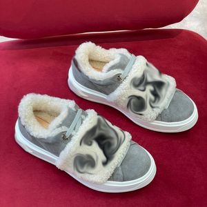 Louis Vuitton LV women shoes sports loafers【code ：L】épaisses chaussures de sport femmes correspondant à la laine d'agneau