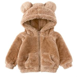 Otoño Invierno Niños Abrigo Diseño Chaqueta con cremallera Niño Bebé Sudadera con capucha Niñas Niño Cálido Sudadera con capucha Ropa de abrigo para niños