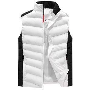 Gilet de Golf sans manches pour hommes, vêtements épais, noir et blanc, pour loisirs en plein air, Sport, automne et hiver