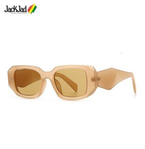 Lunettes de soleil aviateur Jackjad 2021 Fashion Vintage Classic Retro Square Style Sunglasses pour femmes Cool Unique Brand Design Sun Glass7441555