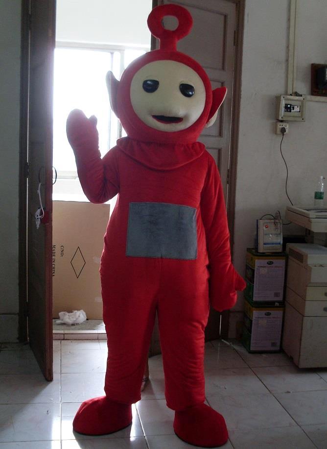 Sx0801 A Red/Yellow/Green/Purple Teletubby Mascot Costumes Teletubbies