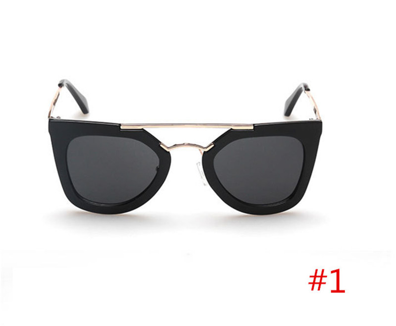 2015 New Vintage Fashion Black Classic Big Square Frame ...