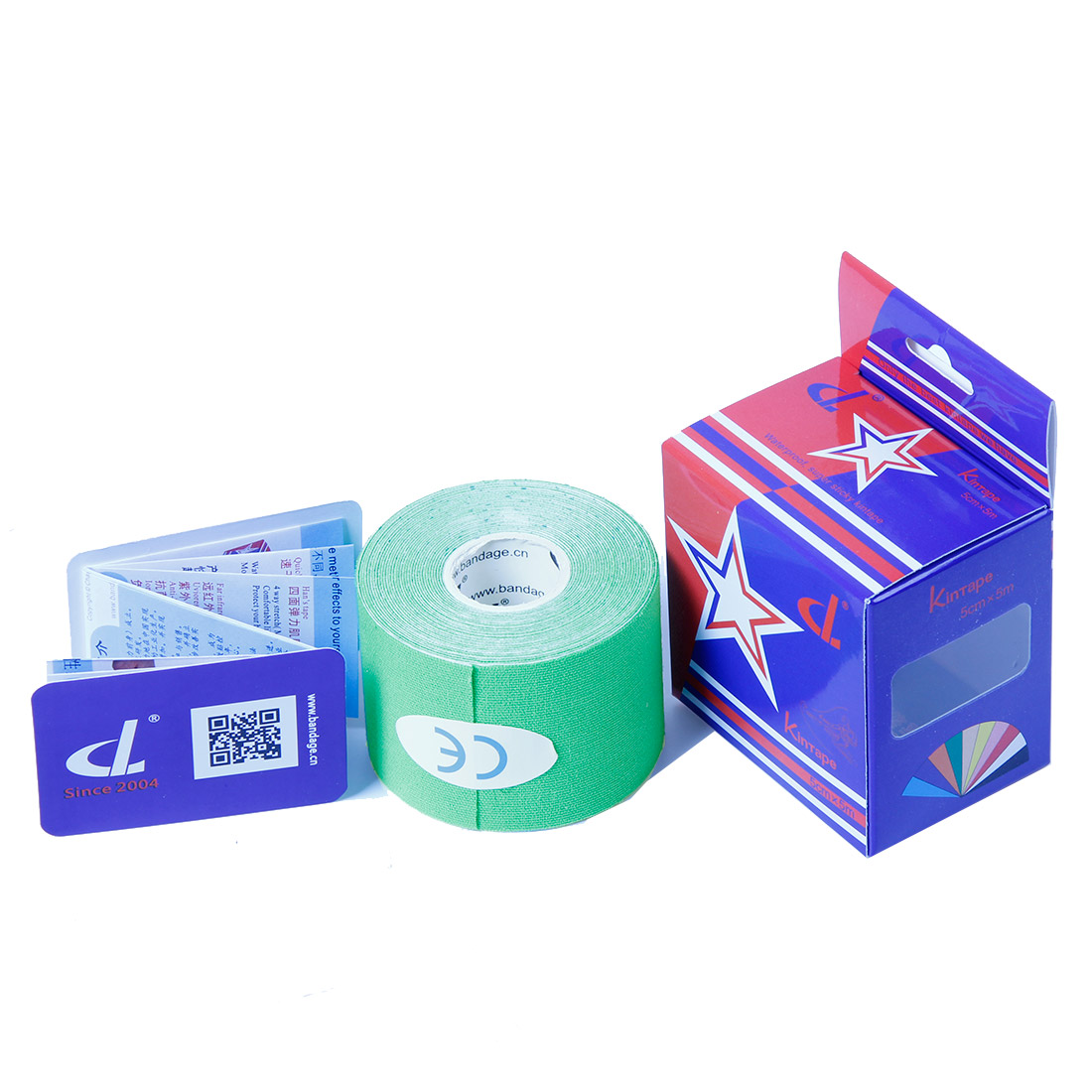 2017 Dl Brand Kinesiology Kinesio Tape 5cm X 5m Kintape Box+Instruction