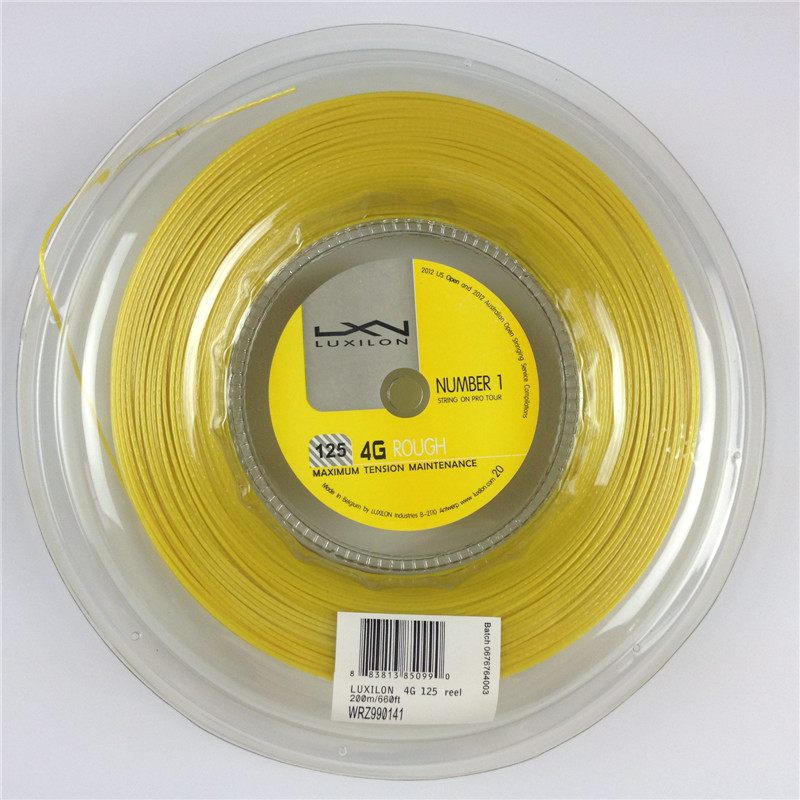 2018 2016 Luxilon Tennis String 125 4g Rough High Quality Polyester Luxilon String Tennis 200m