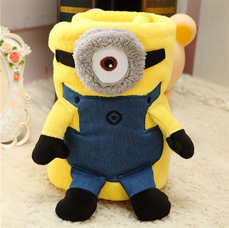 2015 New Despicable Me Minions Air Conditioning Blanket Pillow Cushions