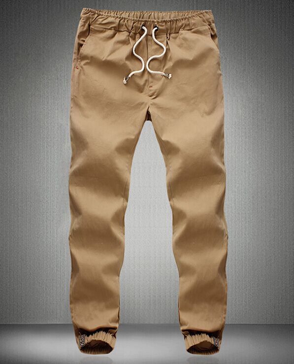 khaki jogging bottoms