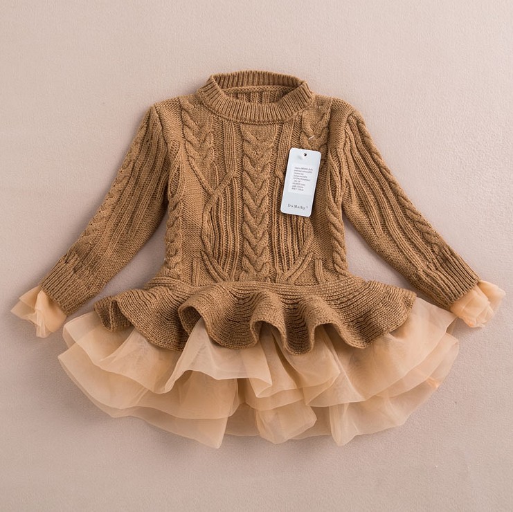 Wholesale Girl's Dresses At 14.32, Get 2015 Popular Girls Sweater Tutu