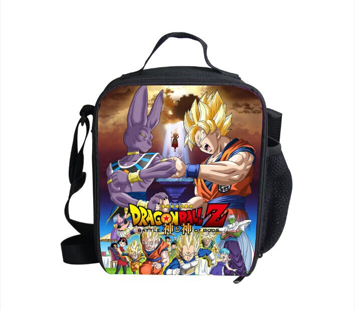 New Sale Insulated Dragon Ball Z Lunch Bag For Kids Cute Girls Thermal