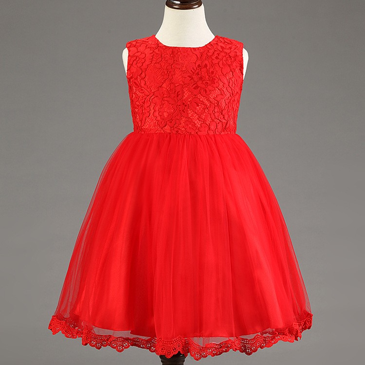 2015 New Pink Lace Flower Girl Dress With Sashes Lace A Line Flower