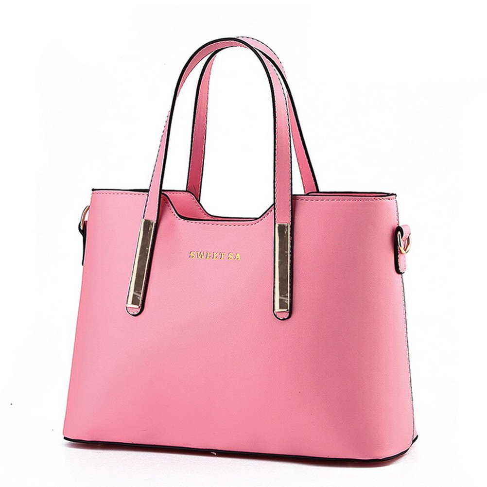 Fashion Road Pu Leather Womens Shoulder Bags Top Handle Handbag Tote Purse Bag Women Leather ...