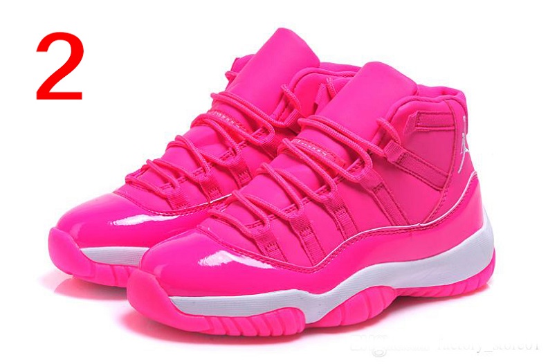 Lady Nike Air Jordan 11 Basketball Shoes Womens Retros Xi Hot Pink