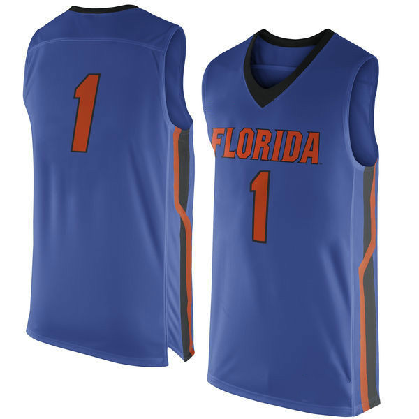 2017 No.1 Florida Gators College Basketball Jersey Orange White