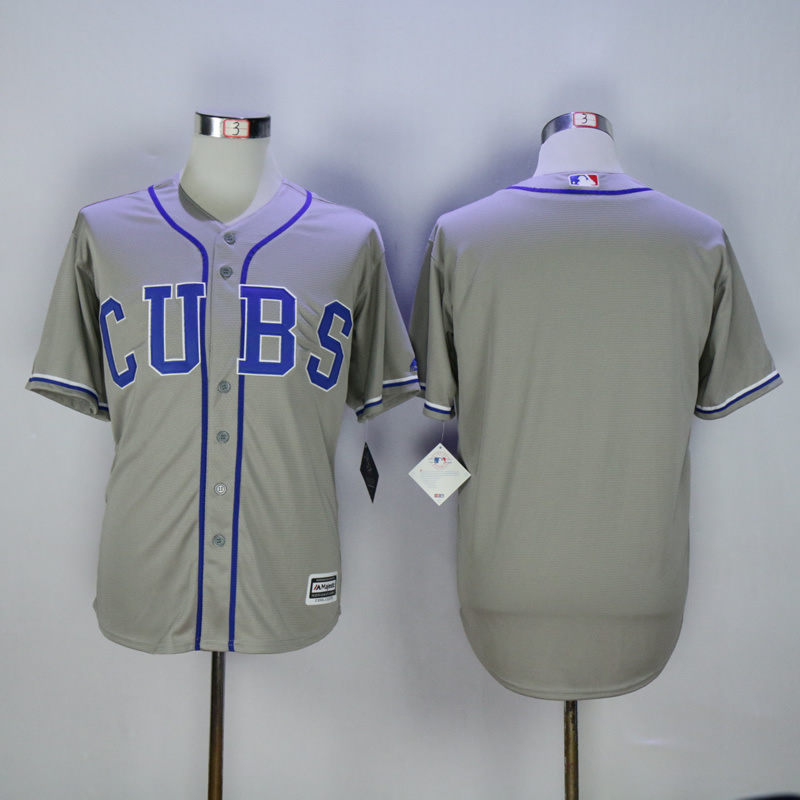Discount .Stitched Baseball Jerseys Chicago Cubs Blank White/Gray/White