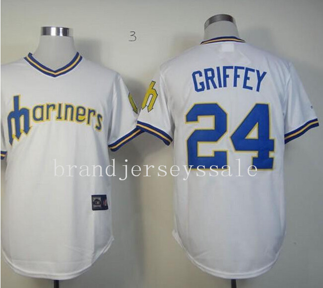 2017 24 Ken Griffey Jr Jerseys Men'S Seattle Mariners Ken Griffey Jr