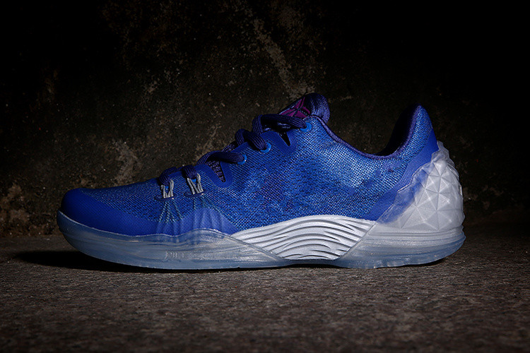 2016 New Arrival Kb Zoom Kobe Venomenon 5 Low Blue White Md Kobe 5s Mamba Men Basketball Shoes 