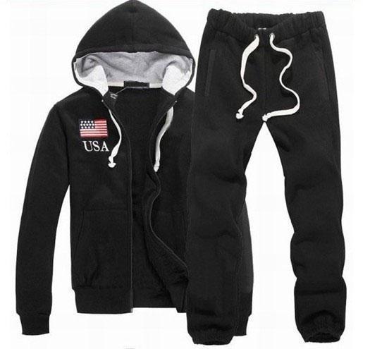 black polo tracksuit