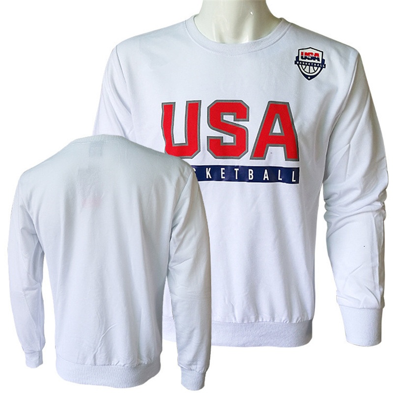 2017 Usa Basketball Hoodies Streetwear Sport Winter Thick O Neck Pullover Sweatshirts Hoodies
