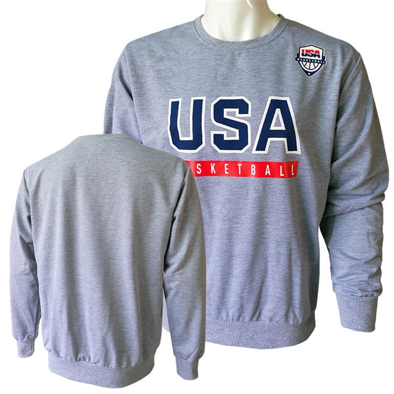 2017 Usa Basketball Hoodies Streetwear Sport Winter Thick O Neck Pullover Sweatshirts Hoodies