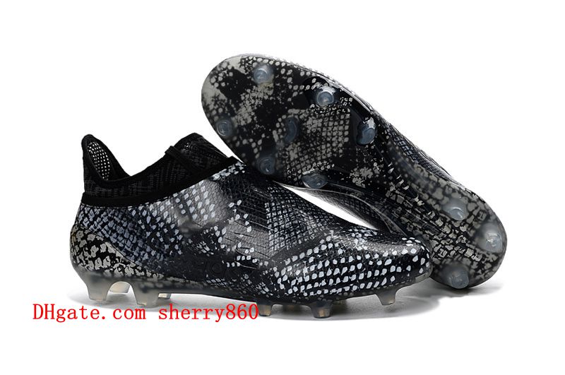 2017 2017 Ace 16 Soccer Cleats Mens Soccer Shoes Black Messi 16 + Pureagility Fg Football Boots 