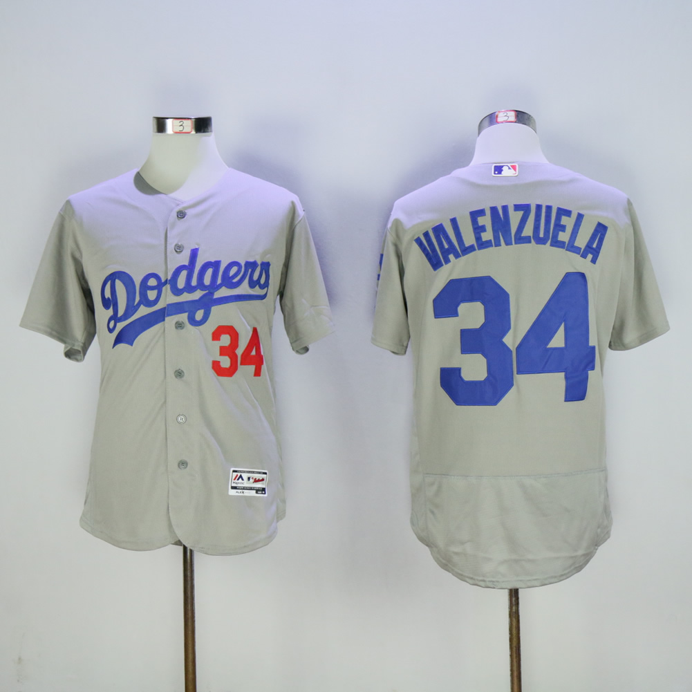 2017 Wholesale Baseball 34 Fernando Valenzuela Jersey Cream White