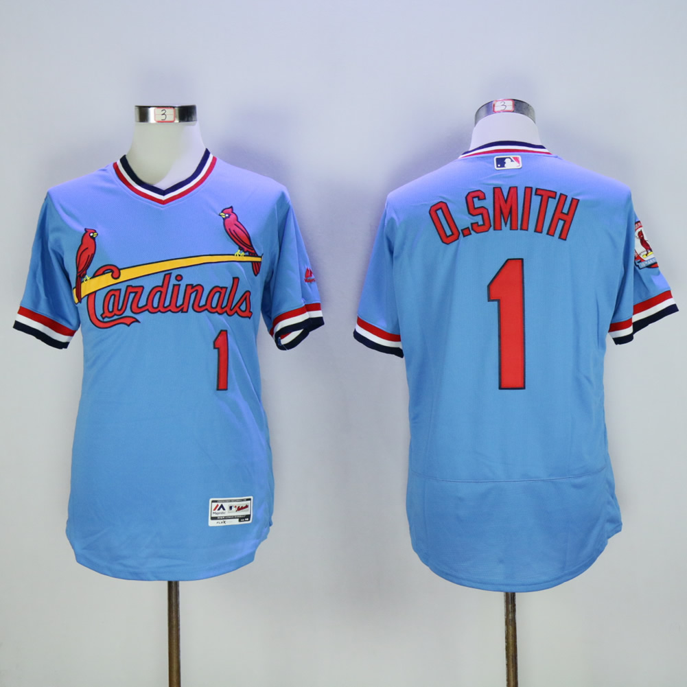 2017 Vintage 1 Ozzie Smith Jersey St. Louis Cardinals Baseball Jerseys
