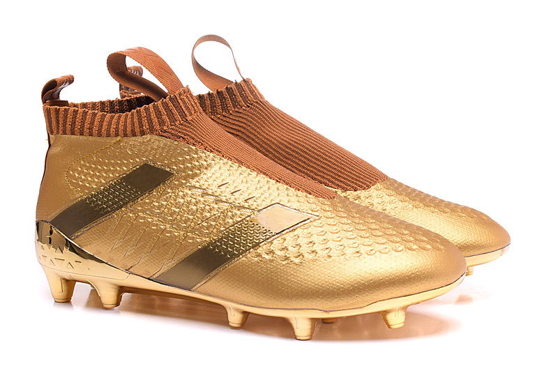 No Lace Up Football Boots Outdoor Ace 16+ Purecontrol Kids Boys Fg/Ag