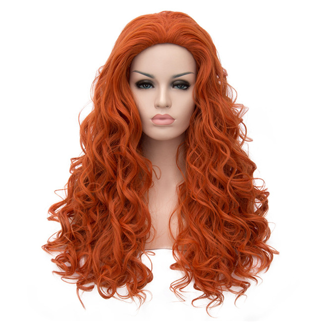 Woodfestival Ladies Wigs Long Curly Hair Wigs Women High Quality Heat