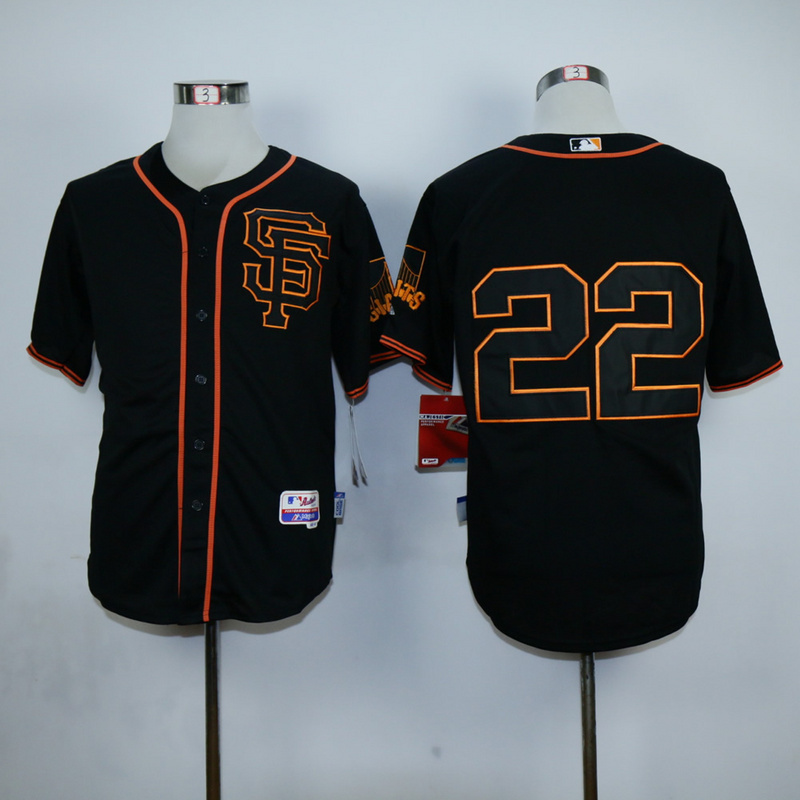 2017 San Francisco Giants Jerseys 22 Will Clark Jersey Sf Black Cream
