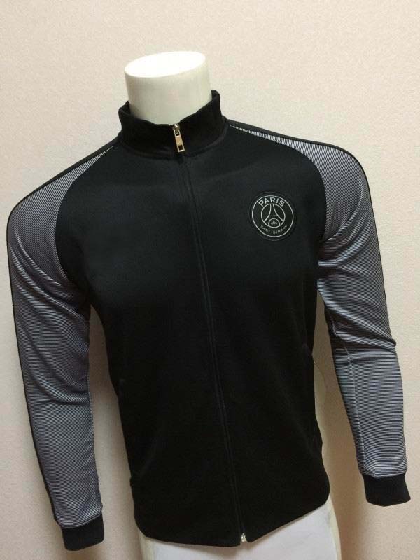 psg tracksuit black and grey
