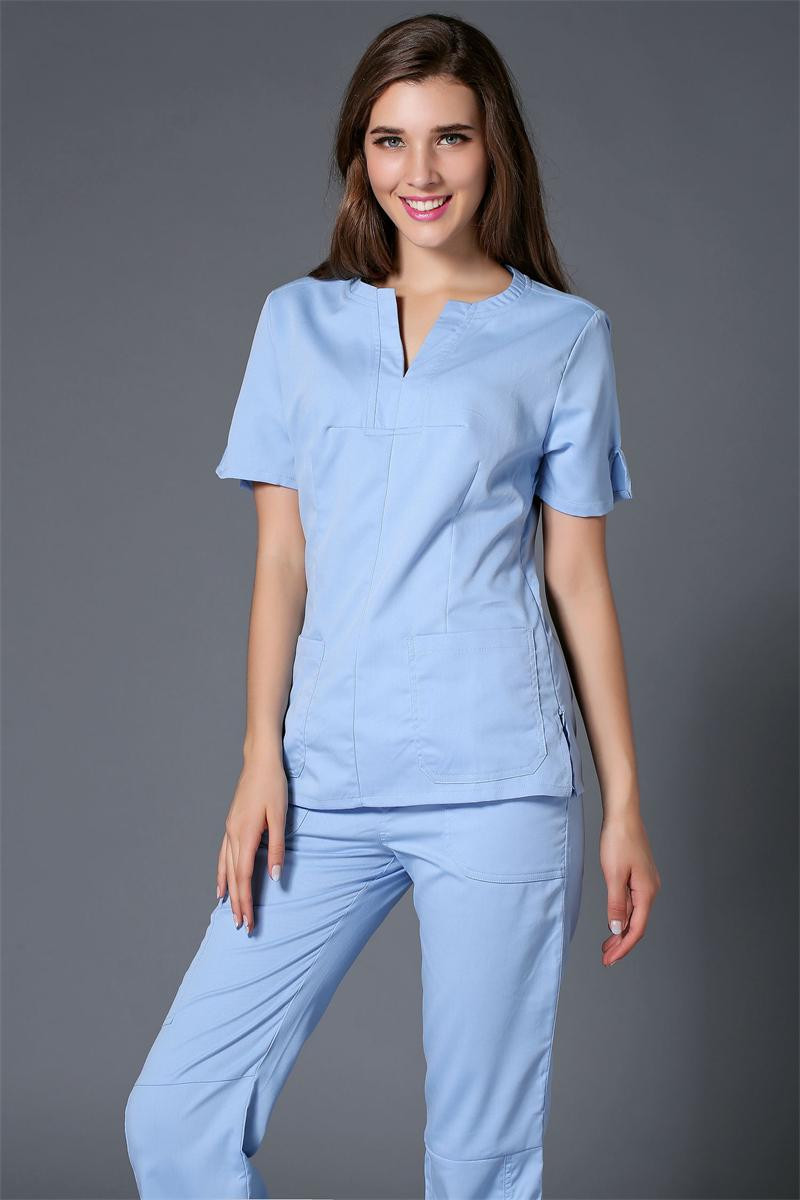 2017 Wholesale Medical Uniforms Hospital Women Gown Medical Clothing