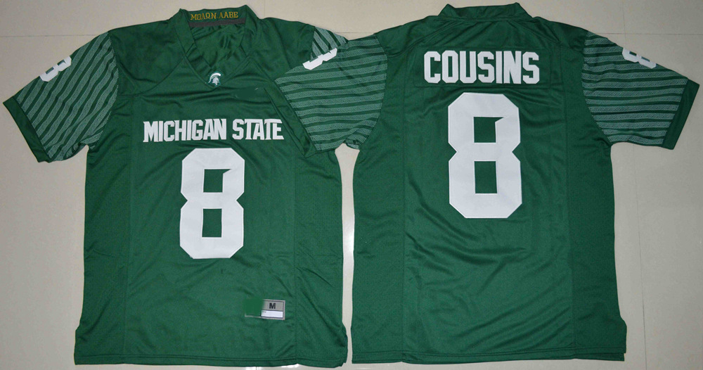 2017 2017 Michigan State Spartans College Football Jerseys 8 Kirk Cousins 24 Le'Veon Bell 40 Max
