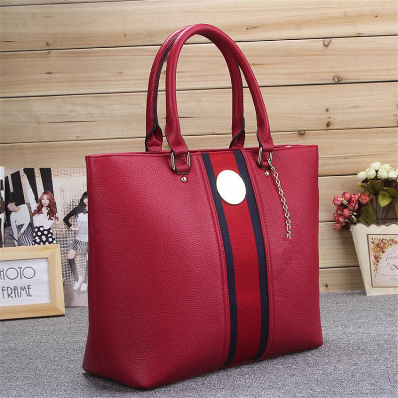 2017 T Bag New Fashion Woman Tote Leather Casual Bag Handbag Shoulder