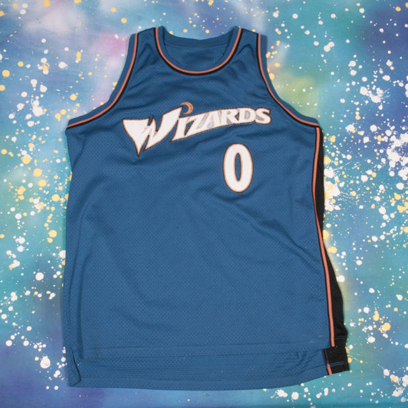 2017 Factory Outlet 0 Gilbert Arenas Throwback Basketball Jerseys Mens