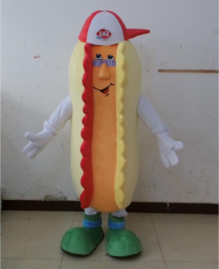 2016 New Adult Dairy Queen Mascot Costume Hot Dog Mascot Dairy Queen