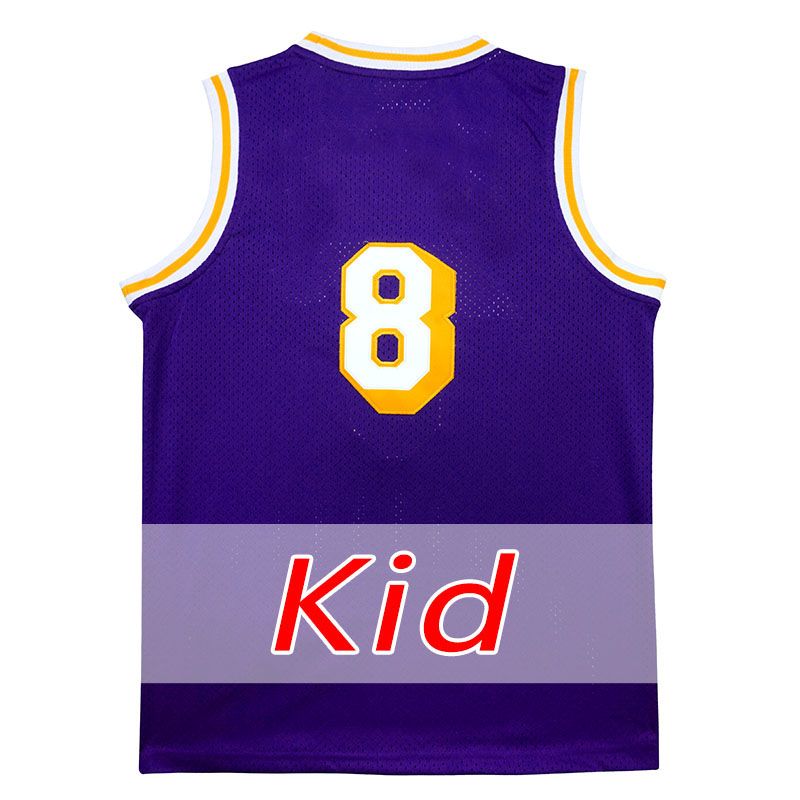 2017 Men'S 24 Kobe Bryant Basketball Jerseys Youth Kid Kobe 8 Jerseys