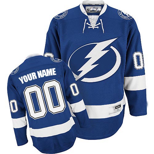 2017 Custom Men'S Tampa Bay Lightning Jerseys Authentic Customized Bay
